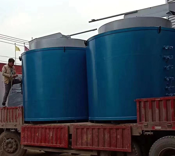 兩臺不銹鐵井式退火爐裝車發往寧波