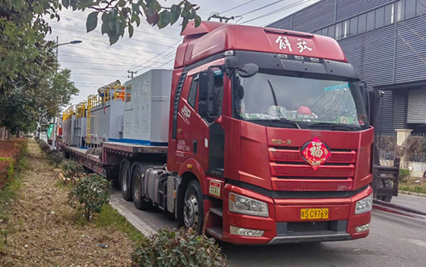 釬焊爐發往廣東