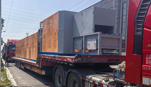 釬焊爐發往廣東